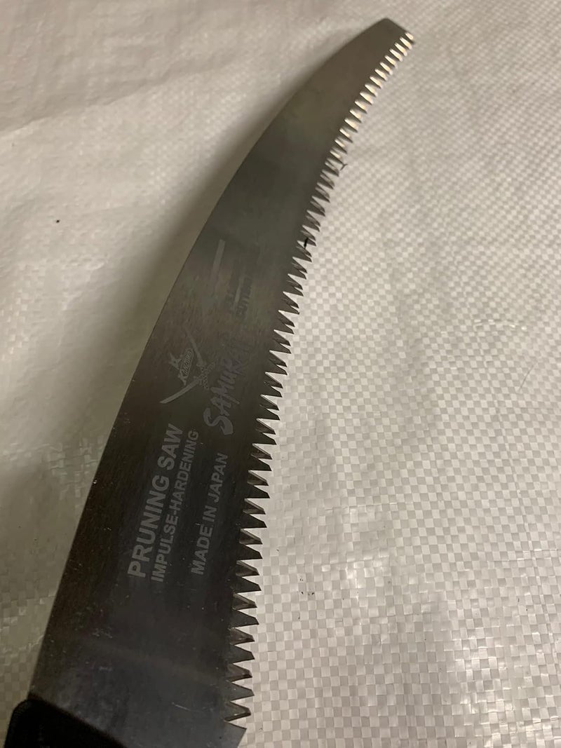 Samurai Kanzawa Ichigeki Pruning Saw 330mm C-330-LH with Ergo Grip (Orange) w/sheath Made in Japan - Image 4